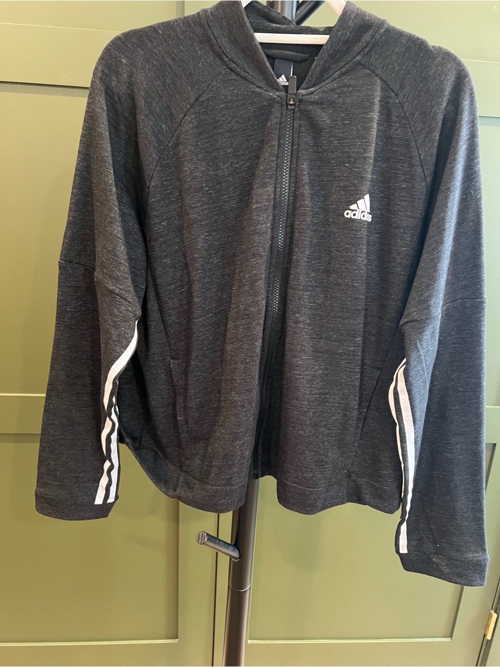 adidas Women’s Black Full-Zip Jacket